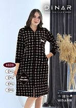 Халат Sss Annet DO-D4609 black - делук