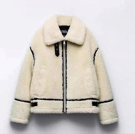 Дубленка Yafeier 736 beige - делук