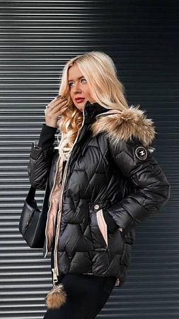 Куртка Modnulya 3049 black - делук