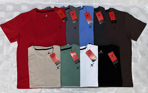 Футболка Shon S3345 grey - делук