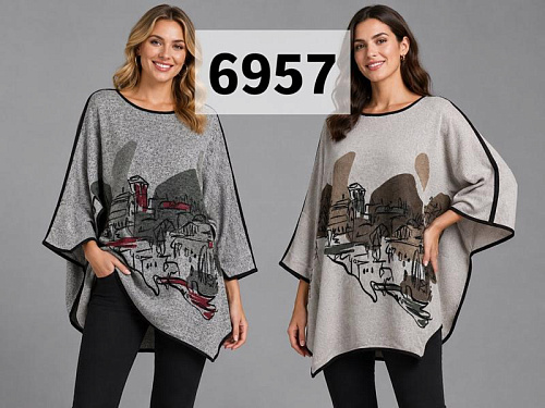 Туника Gertie 6957 beige - делук