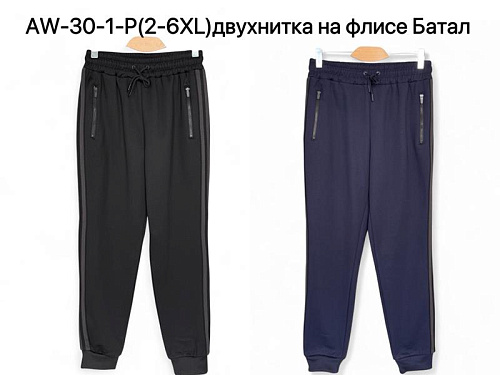 Штаны Спорт Ale-Ate AW30-1P black - делук