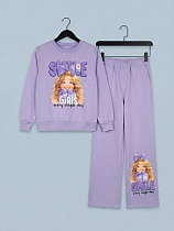 Костюм Спорт Dino D1407 lilac - делук