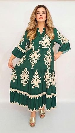 Платье Romeo Life 7975 green - делук