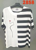 Футболка Lida 2858 white - делук