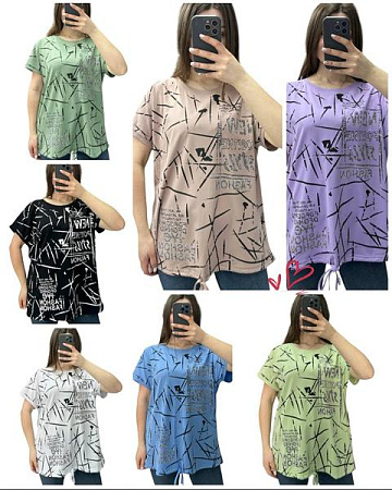 Футболка Levisha 25313 mint - делук