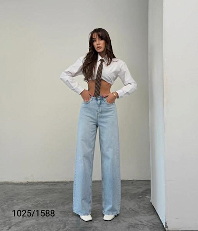 Джинсы Jeans Style 1025-1588 l.blue - делук