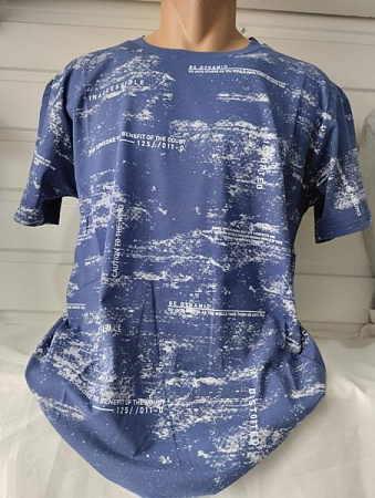 Футболка Panda 1697 blue - делук