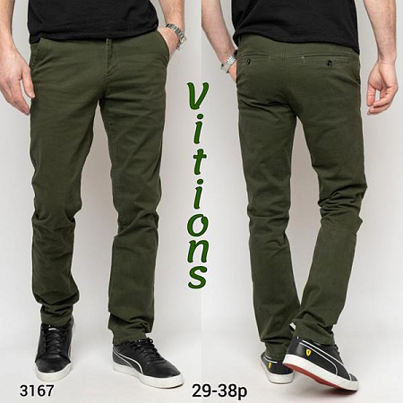 Брюки Vitions 3167 khaki - делук