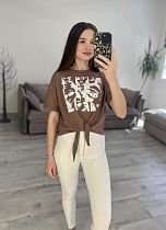 Футболка S.Style 18-0 brown - делук