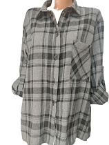 Рубашка Bishoff 584 grey-black (S-L) - делук