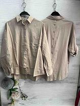 Рубашка New Season 8570 beige - делук