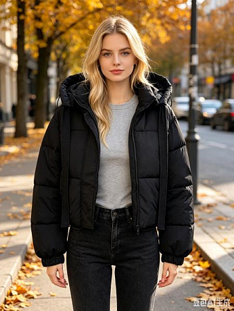 Куртка Jacket B9209 black - делук