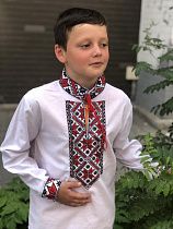 Вышиванка Moda School M11 white - делук
