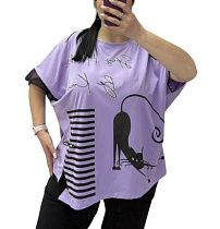 Футболка Elena&Vika 25317 lilac - делук