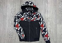 Куртка Ibambino 7708 black-red - делук