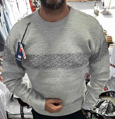 Свитер Nik 56826 l.grey - делук