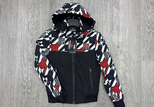 Куртка Ibambino 7708 black-red - делук