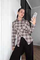 Рубашка Style Nadezhda 033 l.brown - делук