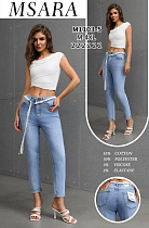 Джинсы Miss Kurry M1103-5 l.blue - делук