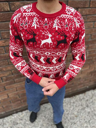 Свитер Nik 56791 red - делук