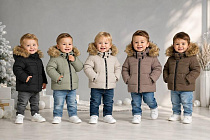 Куртка Delfinka 7802 d.beige - делук