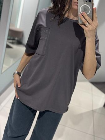 Футболка Comod 25359 d.grey - делук