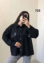 Рубашка Fsn 725 black - делук