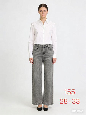 Джинсы Newjeans 155 grey - делук