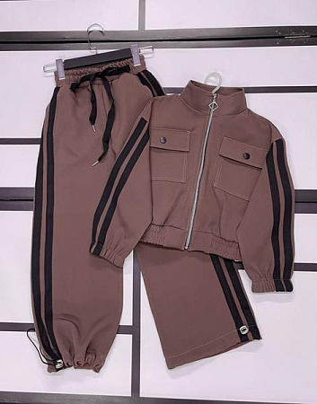 Костюм Спорт Kosmy 568 brown - делук