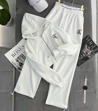 Костюм Спорт Modnulya 7027 white - делук
