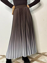 Юбка Kosta 9581 brown-grey - делук