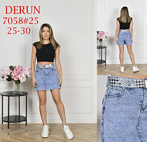 Юбка-Шорты Maxim Jeans 7058 blue - делук