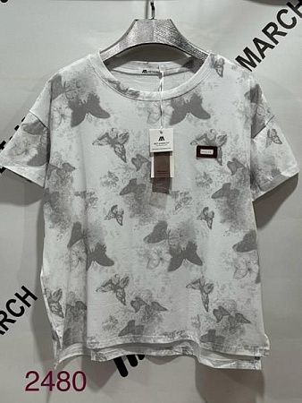 Футболка Met&March 2780-11 white - делук