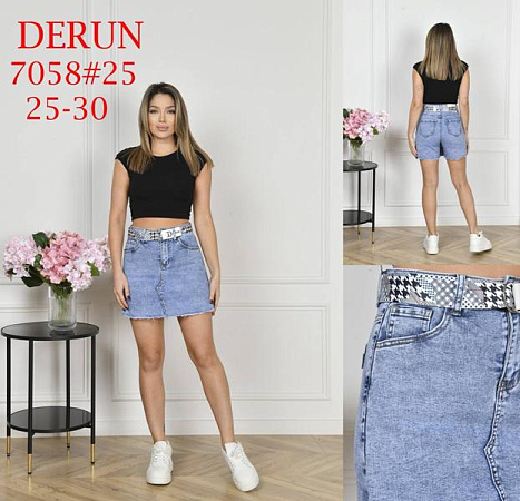 Юбка-Шорты Maxim Jeans 7058 blue - делук