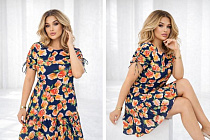 Платье Arina 2445 navy - делук
