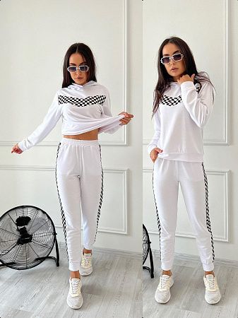 Костюм Спорт 014 white - делук