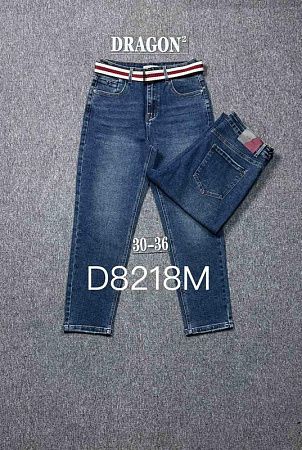 Джинсы Zijinyan D8218M blue - делук