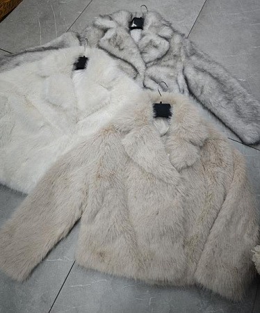 Шуба Modnulya 832 white - делук