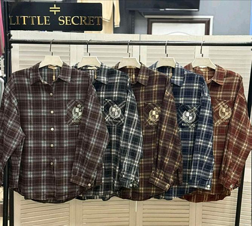 Рубашка Little Secret 7356 black - делук