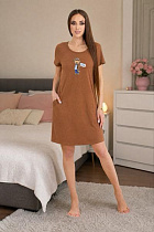 Ночнушка Trikotag T243 brown - делук