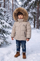 Куртка Delfinka HM620 beige - делук