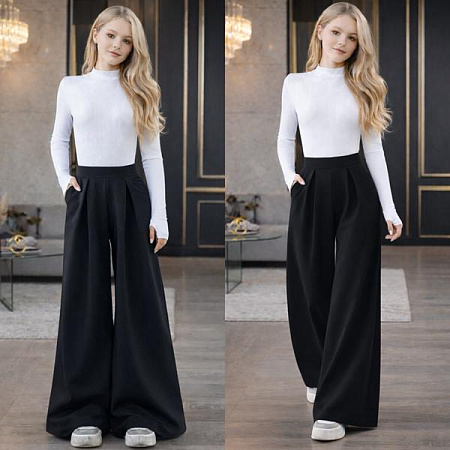 Штаны Karolina KR513 black - делук