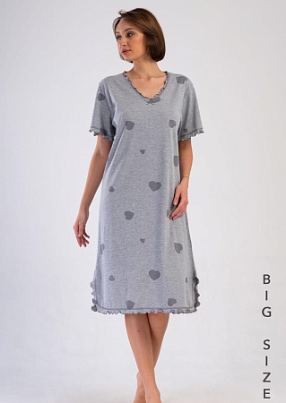 Ночнушка Trikotag T74 grey - делук