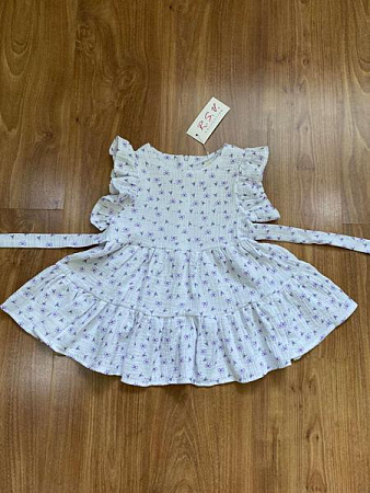 Платье Rsv 195-1 white-purple - делук