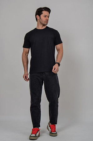 Футболка 2Bro BR1051 black - делук