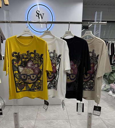 Футболка Saint Wish 6216 mix - делук