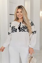 Блузка Dgmd 3377 white - делук