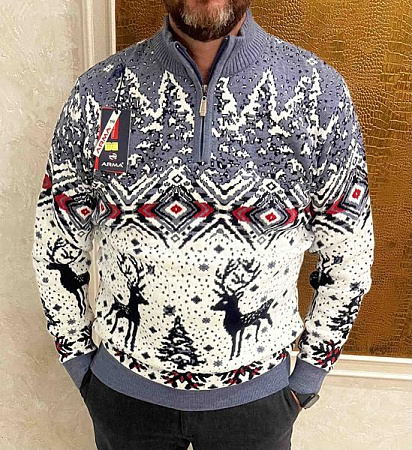 Свитер Nik 56910 grey - делук