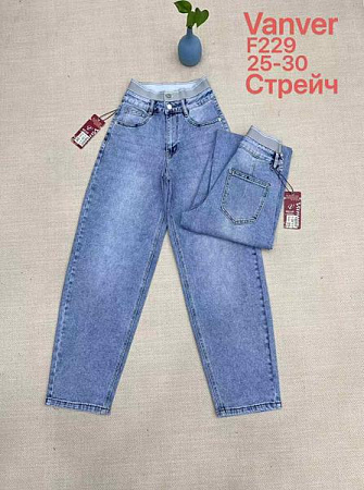 Джинсы Jeans Club F229 l.blue - делук